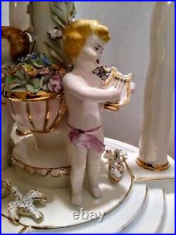 Vintage Capodimonte Table Lamp