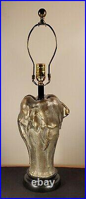 Vintage Chapman Bronze Elephant Lamp