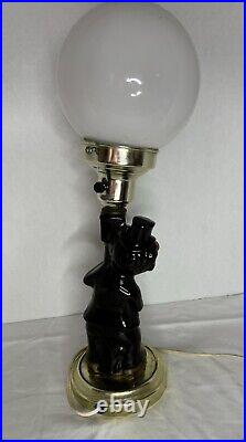 Vintage Charlie Chaplin Drunk Bum Bar Lamp hobo clown red nose 3 Way Light