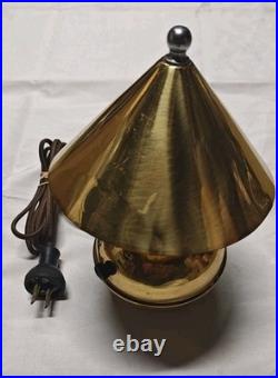 Vintage Chase Copper Glow Lamp by Ruth Gerth Desk Table Modernist Art Deco