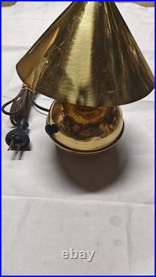 Vintage Chase Copper Glow Lamp by Ruth Gerth Desk Table Modernist Art Deco Vintage Chase Copper Glow Lamp by Ruth Gerth Desk Table Modernist Art Deco