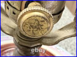 Vintage Chinese Famille Rose Porcelain Table Lamp 17 Hand Painted