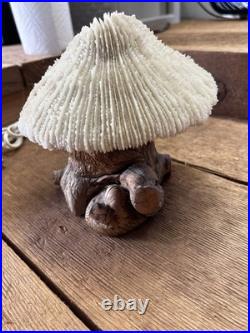 Vintage Coral And Wood 1960's Lamp Vintage Coral And Wood 1960's Lamp