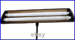Vintage DAZOR Floating Fixture Shop Drafting Table Desk Reading Lamp #2434
