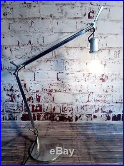 Vintage Designer Artemide Desk Table Floor Lamp Light Adjustable Industrial