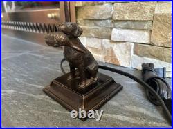 Vintage Dog hunt Lab with duck Table lamp with shade Vintage Dog hunt Lab with duck Table lamp with shade
