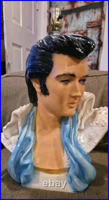 Vintage Elvis Presley Bust Table Lamp