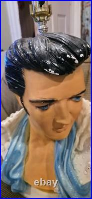 Vintage Elvis Presley Bust Table Lamp Vintage Elvis Presley Bust Table Lamp