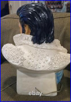 Vintage Elvis Presley Bust Table Lamp