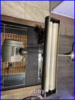 Vintage Flexo Art Specialty Floating Architect Desk Drafting Table Lamp Art Deco