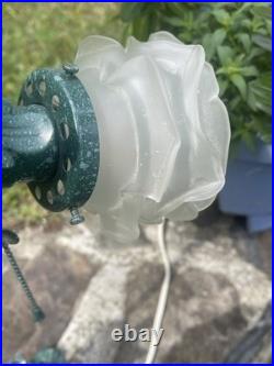 Vintage Flower Petal Desk or Table Lamp