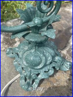 Vintage Flower Petal Desk or Table Lamp