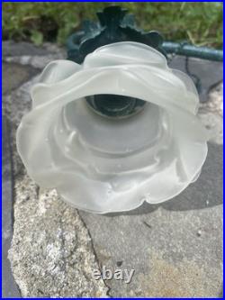 Vintage Flower Petal Desk or Table Lamp