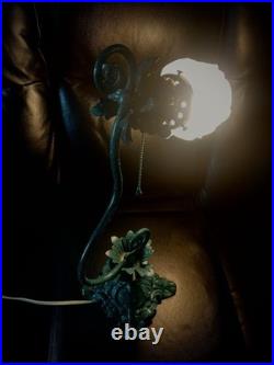 Vintage Flower Petal Desk or Table Lamp