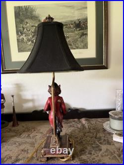 Vintage Fox Hunter Lamp Antique Vintage Ralph Lauren Anthropology Aesthetic