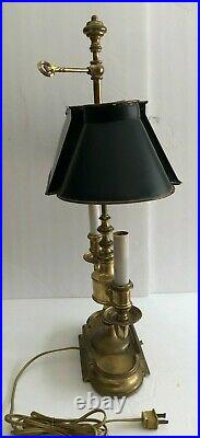Vintage Frederick Cooper Bouillotte Style. Candlestick Style. Table/ Desk lamp