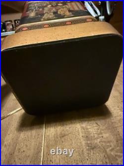 Vintage Frederick Cooper Chinoiserie Asian Square Tea Tin Canister Table Lamp Vintage Frederick Cooper Chinoiserie Asian Square Tea Tin Canister Table Lamp