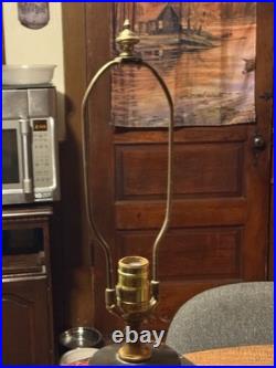 Vintage Frederick Cooper Chinoiserie Asian Square Tea Tin Canister Table Lamp