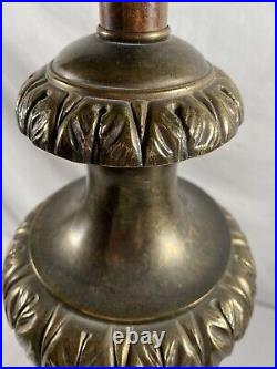 Vintage Frederick Cooper Solid Brass Table Lamp #67
