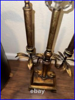Vintage Gold Candelabra Style Table Lamp- Hollywood Regency MCM Vintage Gold Candelabra Style Table Lamp- Hollywood Regency MCM