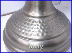 Vintage Hammered Brass Table Lamp 29 Tall Urn Style Hollywood Regency Tradition