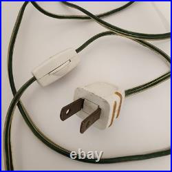 Vintage Hand Carved Alabaster Marble & Brass Table Lamp Matching Carved Finial