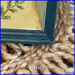 Vintage Hand Painted Wood Cottage Floral Table Lamp Silk Shade English Country Vintage Hand Painted Wood Cottage Floral Table Lamp Silk Shade English Country