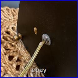 Vintage Hand Painted Wood Cottage Floral Table Lamp Silk Shade English Country Vintage Hand Painted Wood Cottage Floral Table Lamp Silk Shade English Country