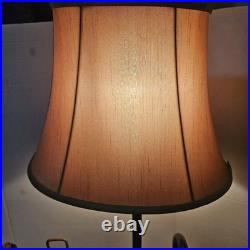 Vintage Heavy 25 lb Table Lamp 28 Tall Working Sturdy Metal Statement Decor