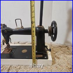 Vintage Heavy 25 lb Table Lamp 28 Tall Working Sturdy Metal Statement Decor