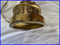 Vintage Hollywood Regency MCM 5 Globe Ornate Table Lamp 4 Arm / 5 Light