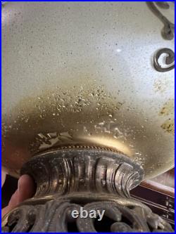 Vintage Hollywood Regency Table Lamp Ornate Unique Rams Head Horns Claws Floral Vintage Hollywood Regency Table Lamp Ornate Unique Rams Head Horns Claws Floral