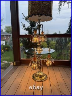 Vintage Hollywood Regency Table Lamp/floor Lamp In Pristine Condition