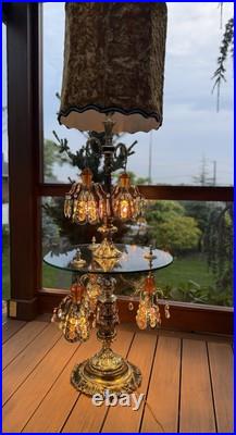 Vintage Hollywood Regency Table Lamp/floor Lamp In Pristine Condition