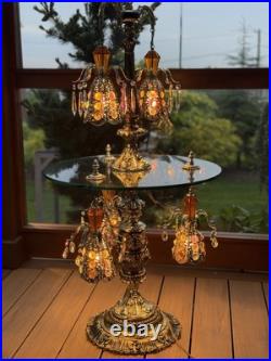 Vintage Hollywood Regency Table Lamp/floor Lamp In Pristine Condition