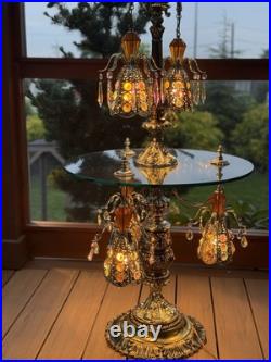 Vintage Hollywood Regency Table Lamp/floor Lamp In Pristine Condition Vintage Hollywood Regency Table Lamp/floor Lamp In Pristine Condition