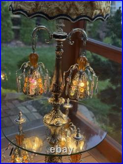 Vintage Hollywood Regency Table Lamp/floor Lamp In Pristine Condition
