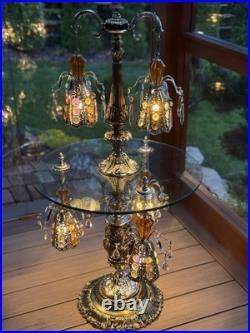 Vintage Hollywood Regency Table Lamp/floor Lamp In Pristine Condition Vintage Hollywood Regency Table Lamp/floor Lamp In Pristine Condition