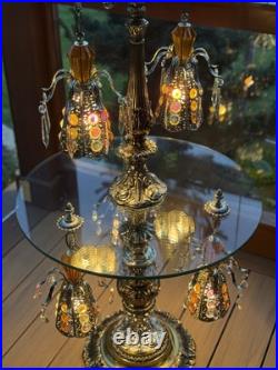 Vintage Hollywood Regency Table Lamp/floor Lamp In Pristine Condition