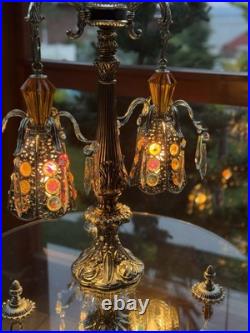 Vintage Hollywood Regency Table Lamp/floor Lamp In Pristine Condition