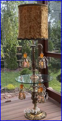 Vintage Hollywood Regency Table Lamp/floor Lamp In Pristine Condition