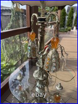 Vintage Hollywood Regency Table Lamp/floor Lamp In Pristine Condition Vintage Hollywood Regency Table Lamp/floor Lamp In Pristine Condition