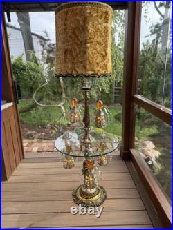 Vintage Hollywood Regency Table Lamp/floor Lamp In Pristine Condition
