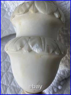 Vintage Italian Alabaster Table Lamp Hand Carved Urn Made in Italy Mid-Century Vintage Italian Alabaster Table Lamp Hand Carved Urn Made in Italy Mid-Century