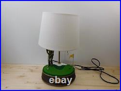Vintage King America Golf Lamp For Birdie Great Condition Tested Working