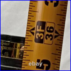 Vintage Lambert Mfg. Co. Etched Brass Table Lamp Paisley Floral 35 Tall Detroit