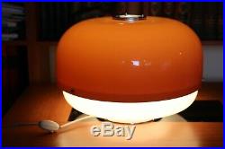 Vintage Large Guzzini Meblo Lamp/Mid Century UFO Table Lamp/Mushroom Lamp/1960s