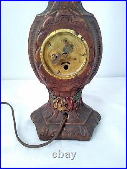 Vintage Lux Heartbeat Clock Timelight Lamp Circa 1930's