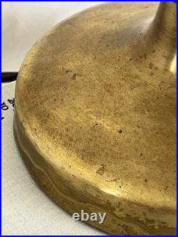 Vintage MCM Brass and Wood Lamp Vintage MCM Brass and Wood Lamp
