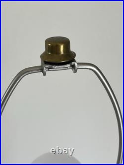 Vintage MCM Brass and Wood Lamp